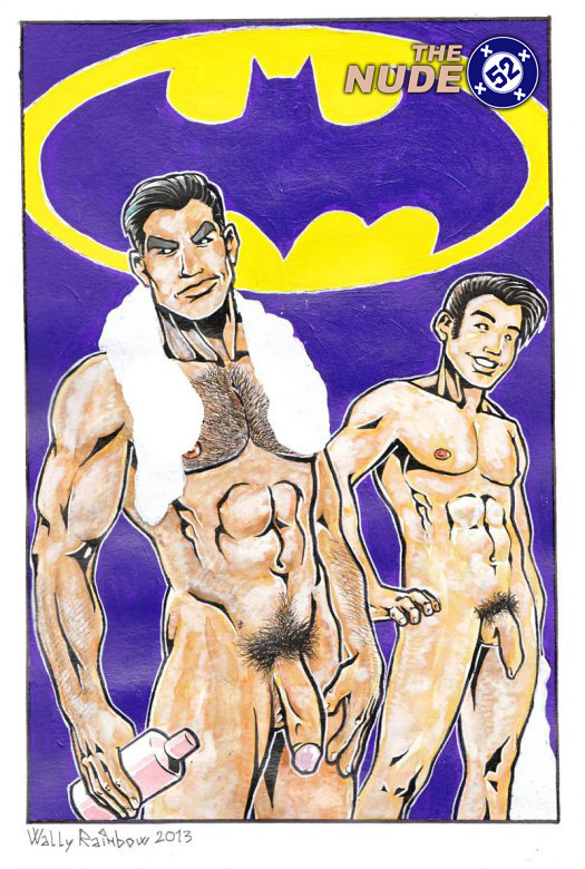 Nude Batman and Robin